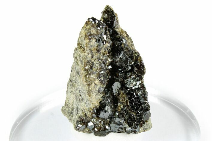 Lustrous Rainbow Andradite Garnets - Norway #342347